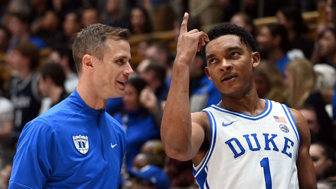 Duke gets record 150th No. 1 ranking in AP Top 25 men's poll