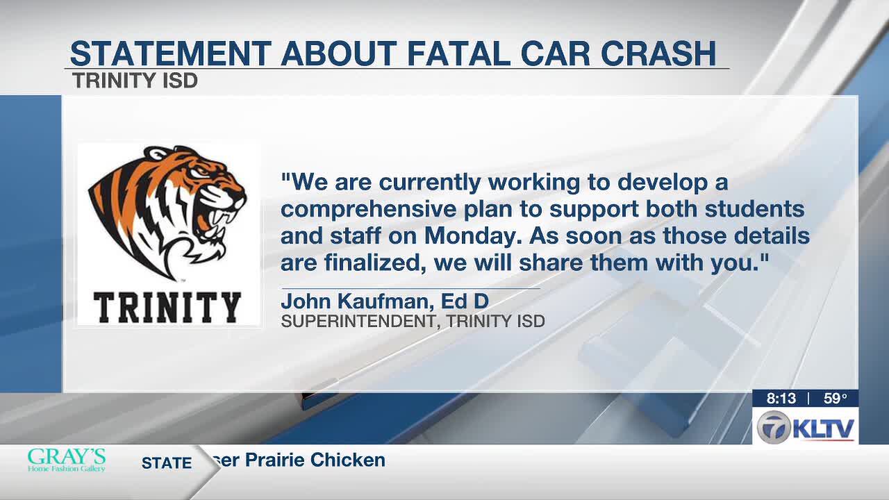 Crash kills Trinity County ISD high school student, leaves middle ...