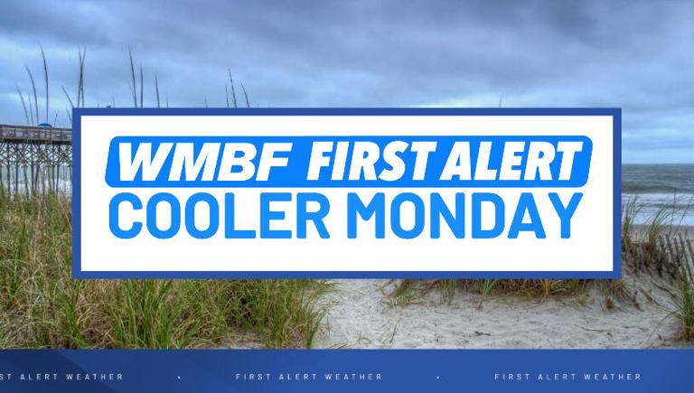 First alert: Cooler Monday, warming up later this week