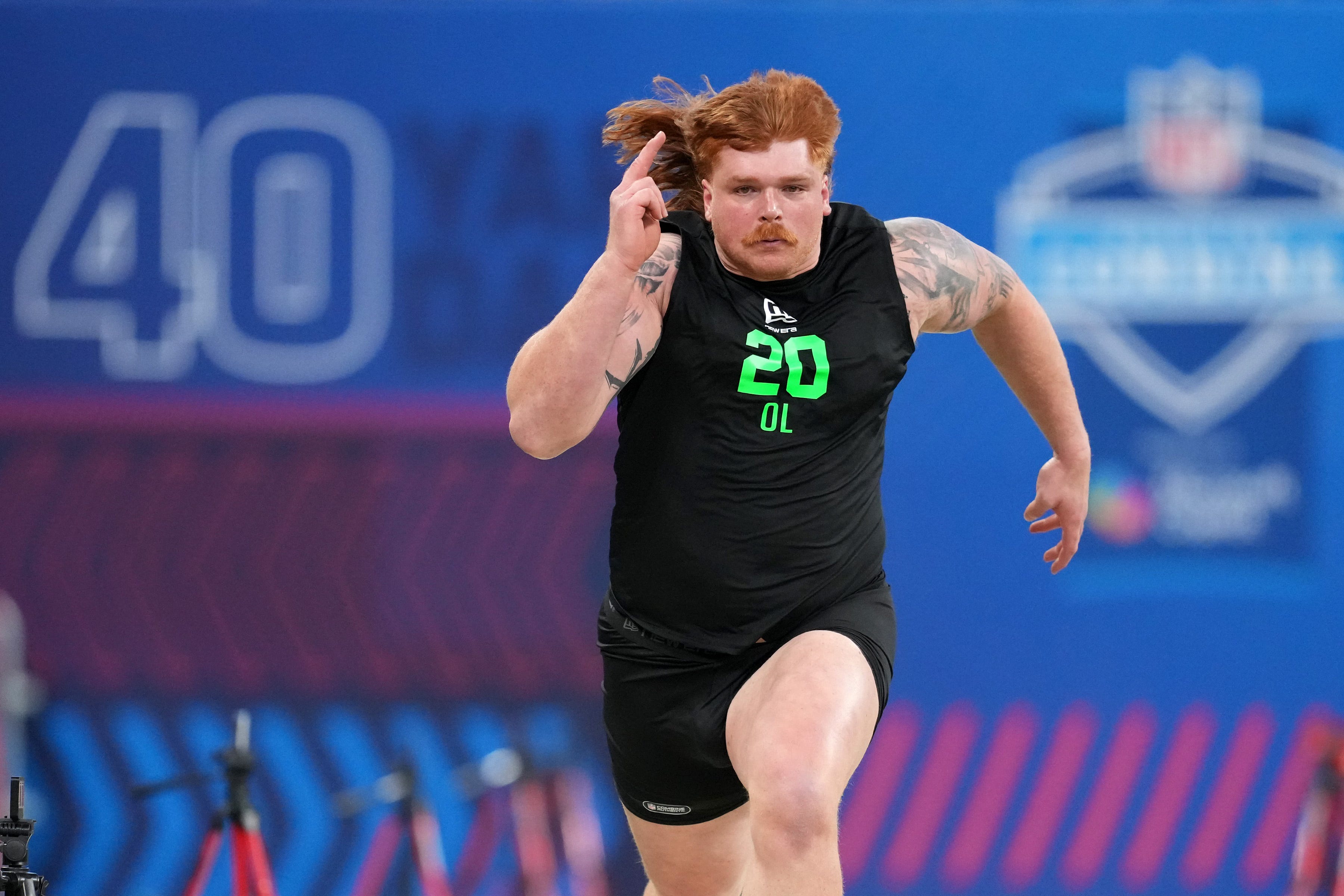 Gennings Dunker was the talk of NFL combine with glorious mullet
