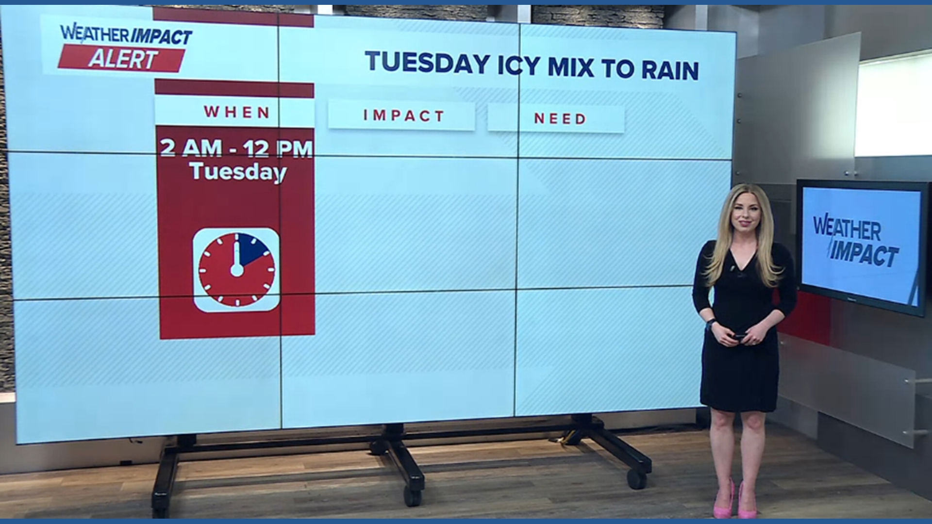 Weather Impact Alert from 2 A.M. until 12 P.M. Tuesday for any icy mix ...