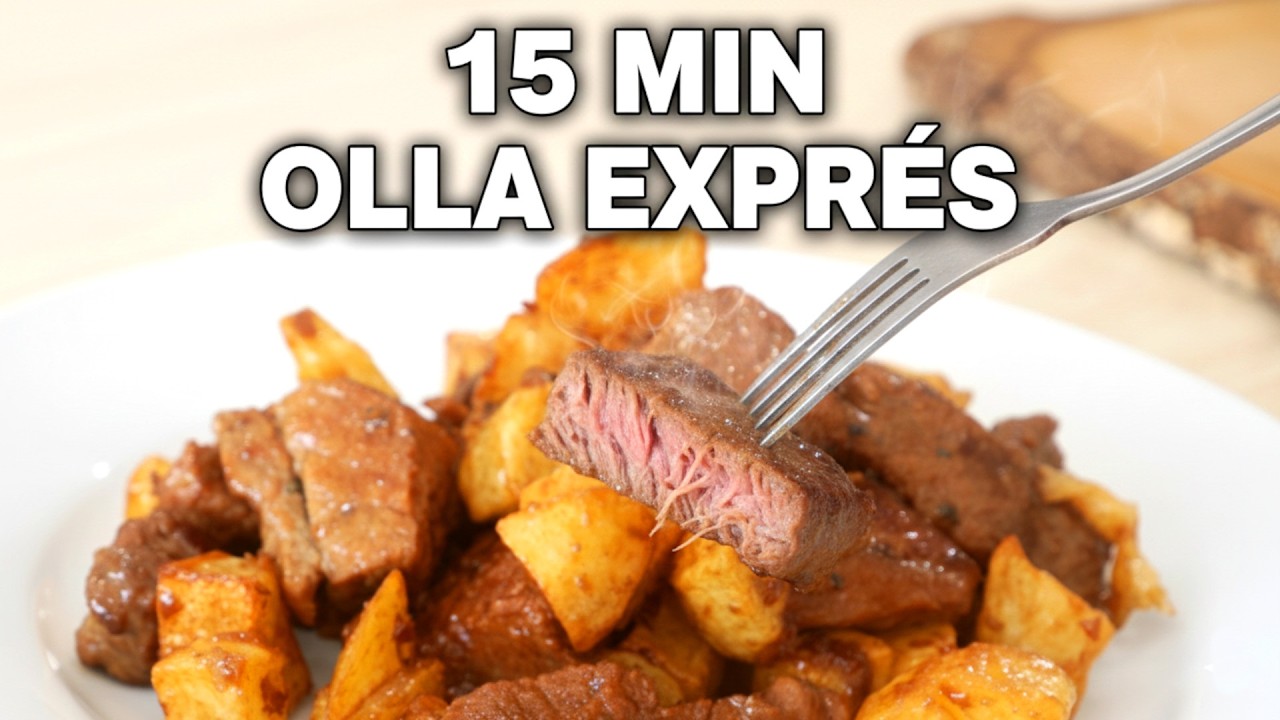 Cómo hacer la carne de guisar más tierna en 15 minutos con olla exprés