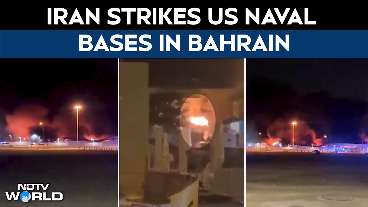 US Iran war news: Iran strikes US naval bases in Bahrain's capital Manama