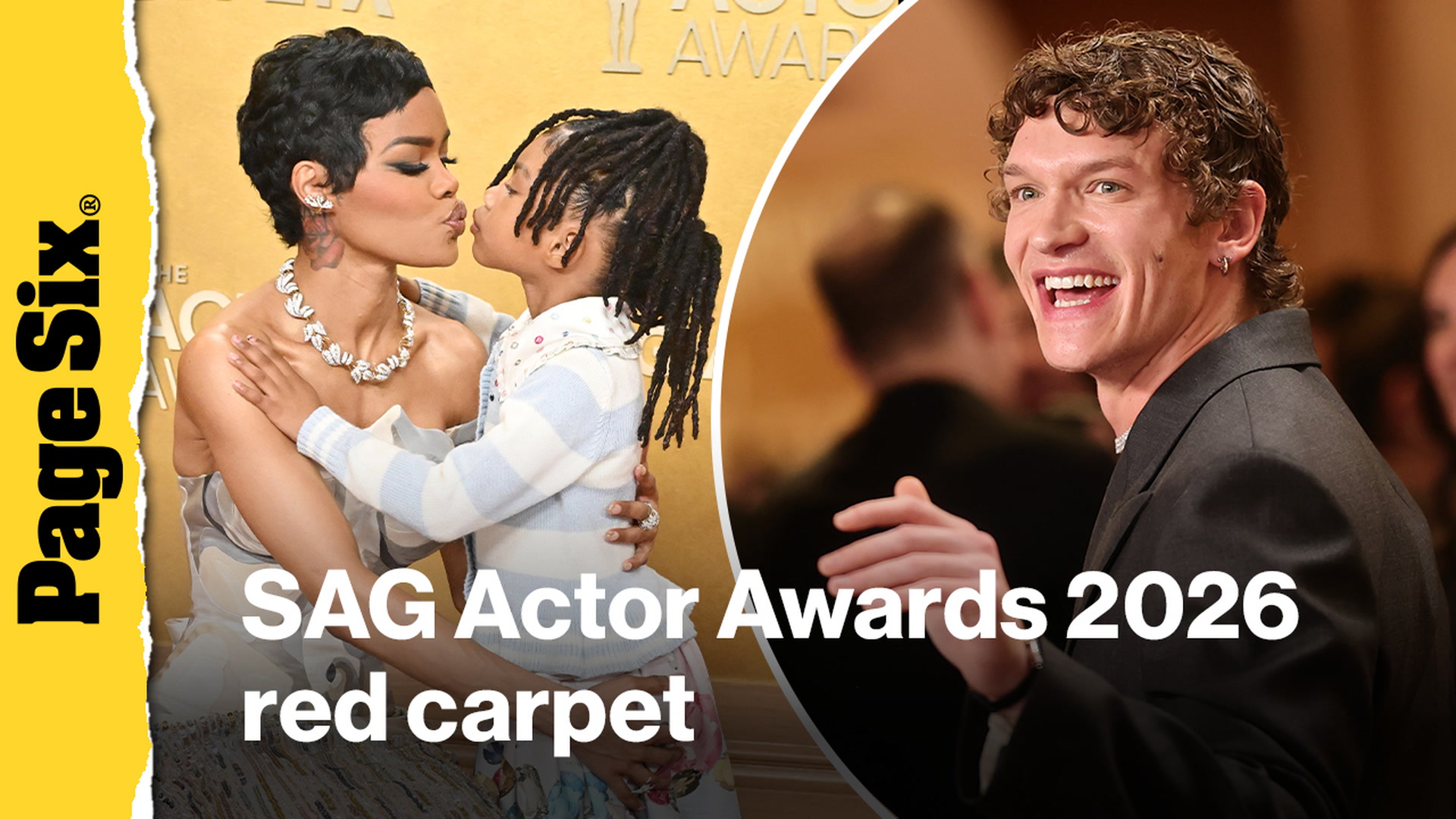 SAG Actor Awards 2026 red carpet: See all the celebrity looks