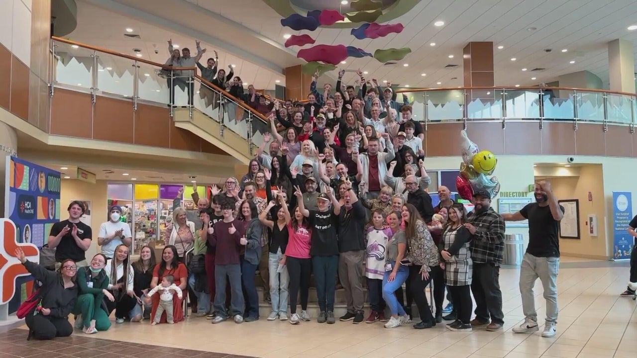 Colorado teen who beat cancer celebrates with bell ringing, dance party ...