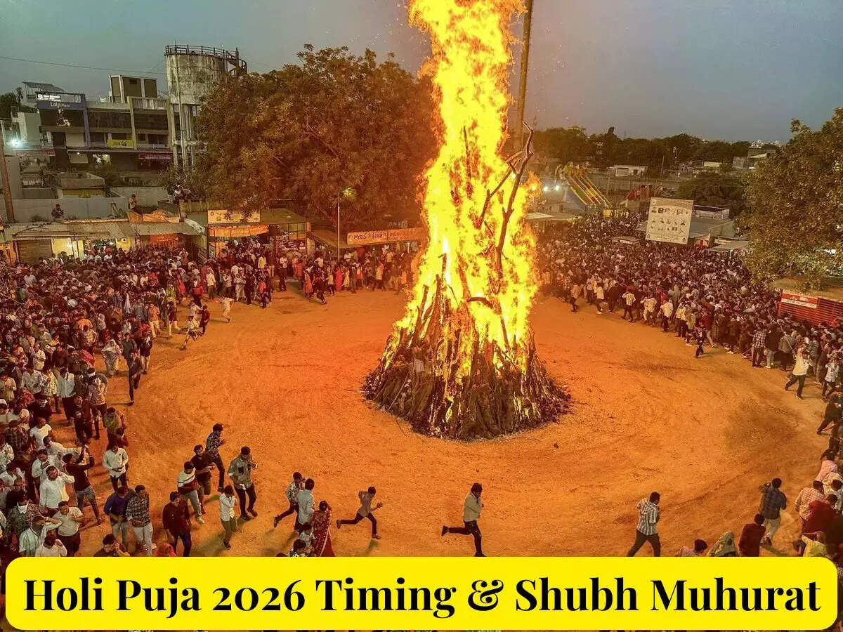 Holi puja timing 2026: Check when you should perform Holika Dahan ...