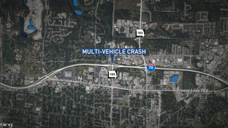 I-70 eastbound in Columbia back open after multi-vehicle crash