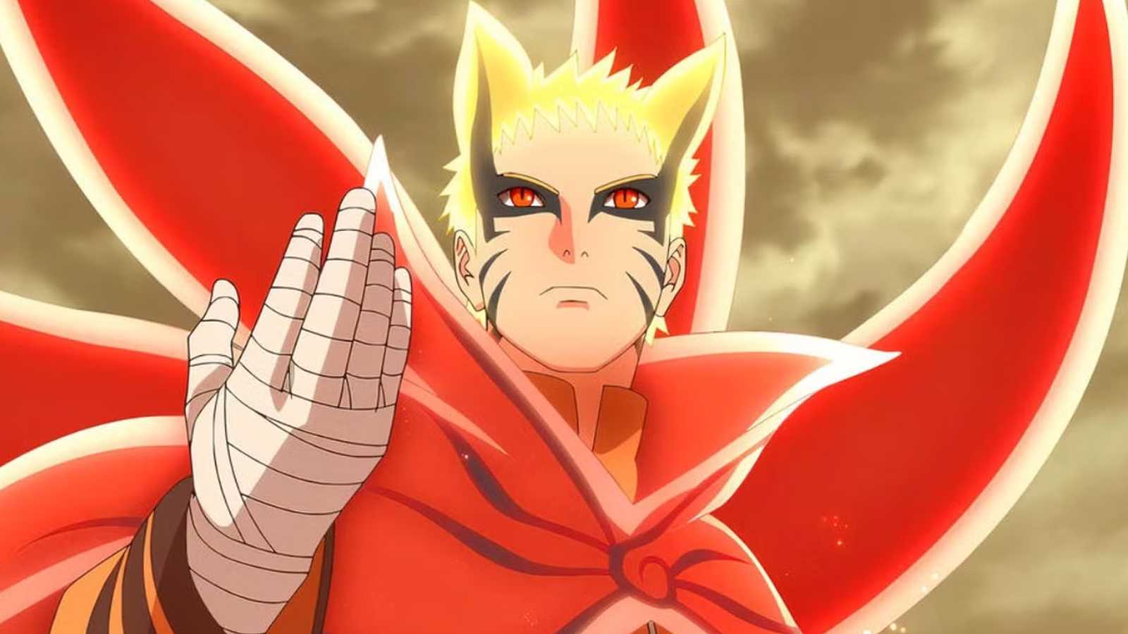 Naruto Uzumaki in Baryon Mode in Boruto anime