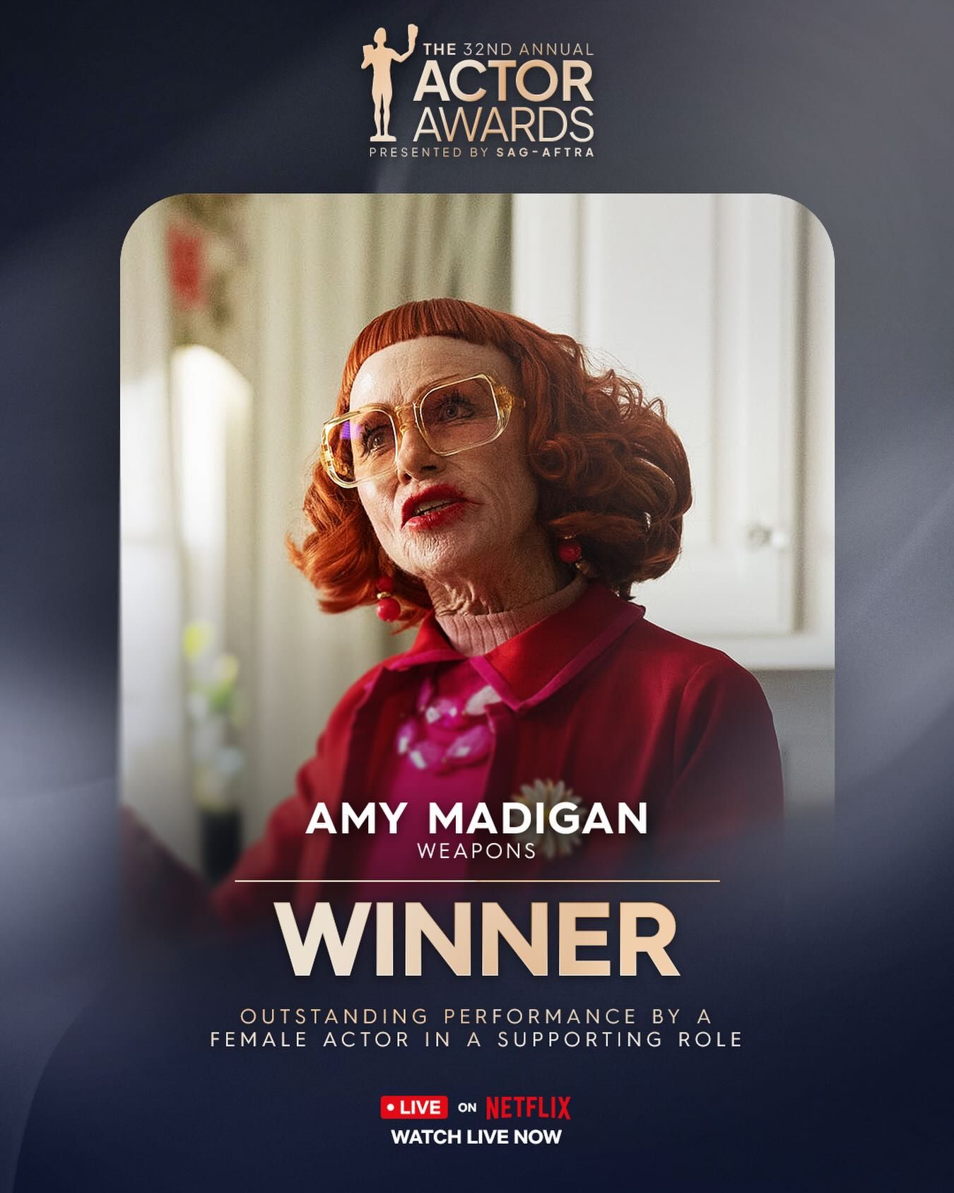 All the winners from the 32nd annual Actor Awards