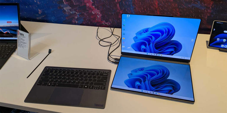 Lenovo shows off snap-together laptop with removable keyboard, screen ...
