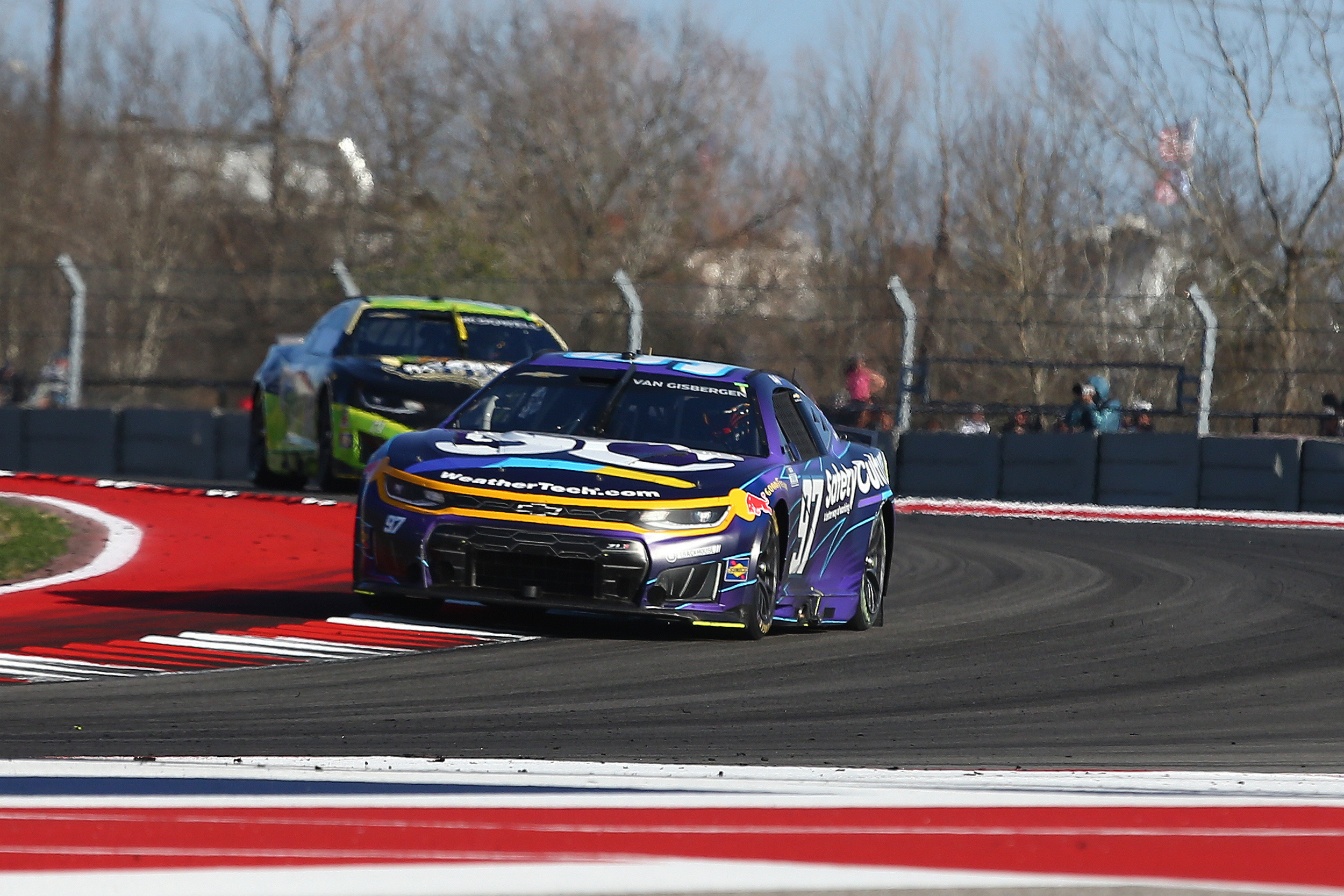 Shane van Gisbergen couldn't find a way around Tyler Reddick at COTA