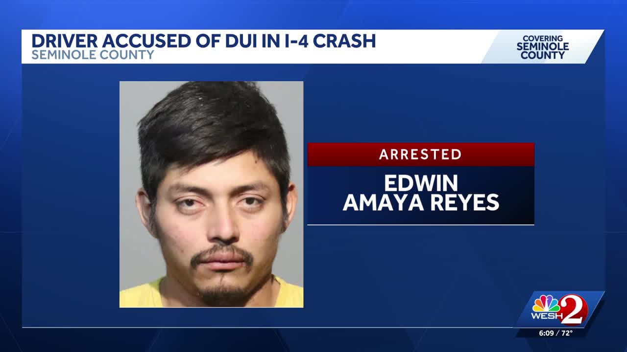 Man arrested for DUI after motorcyclist seriously injured in I‑4 crash ...