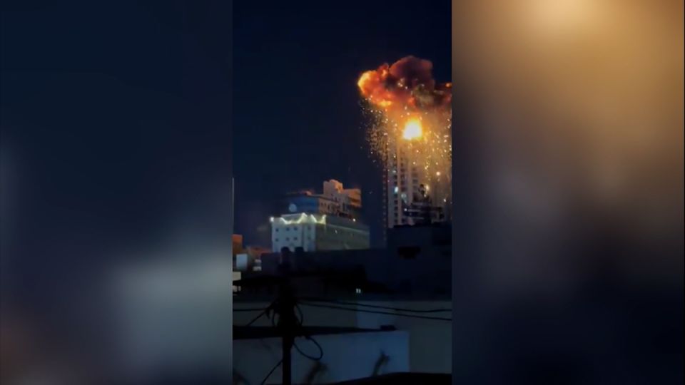 High-rise residential building struck by Iranian drone in Bahrain<br><br>