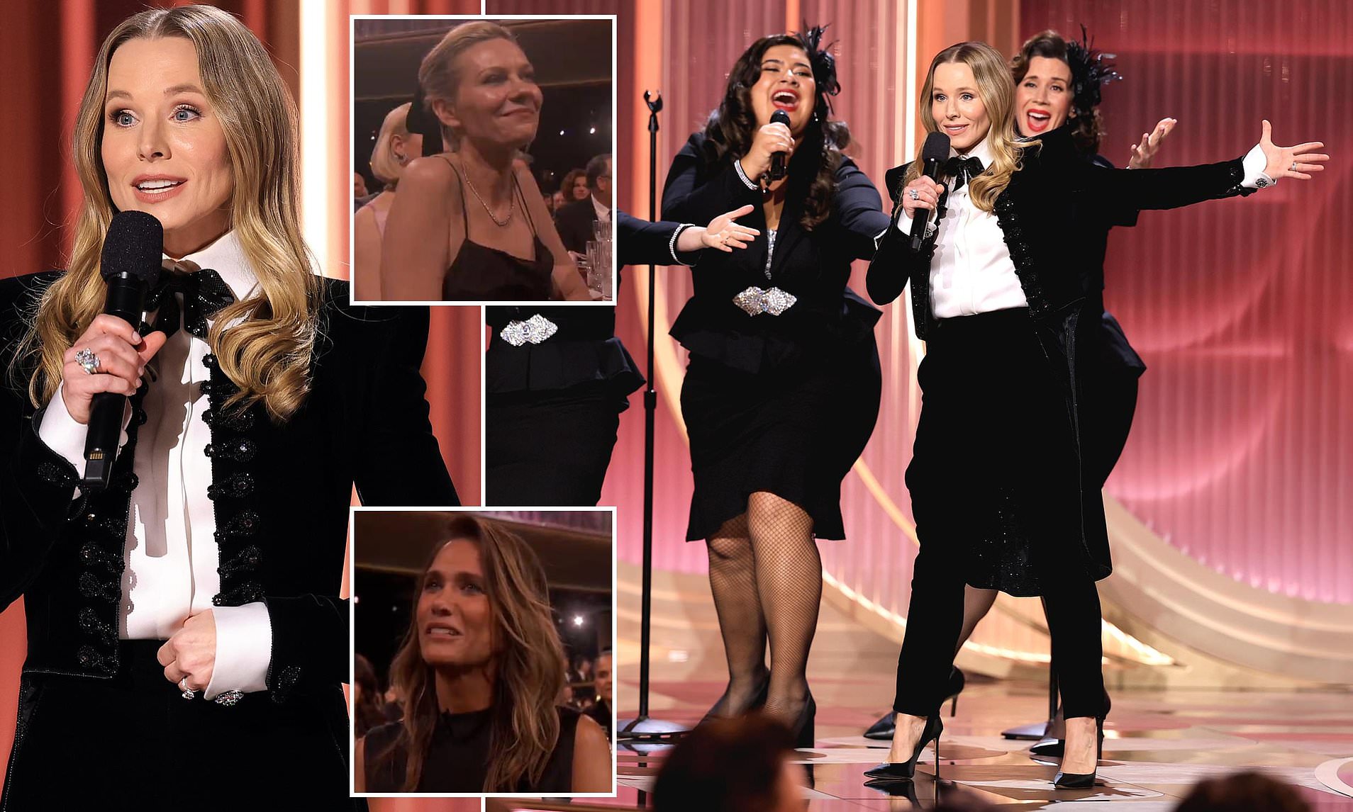 Kristen Bell leaves A-listers baffled with 'cringe' musical number at ...