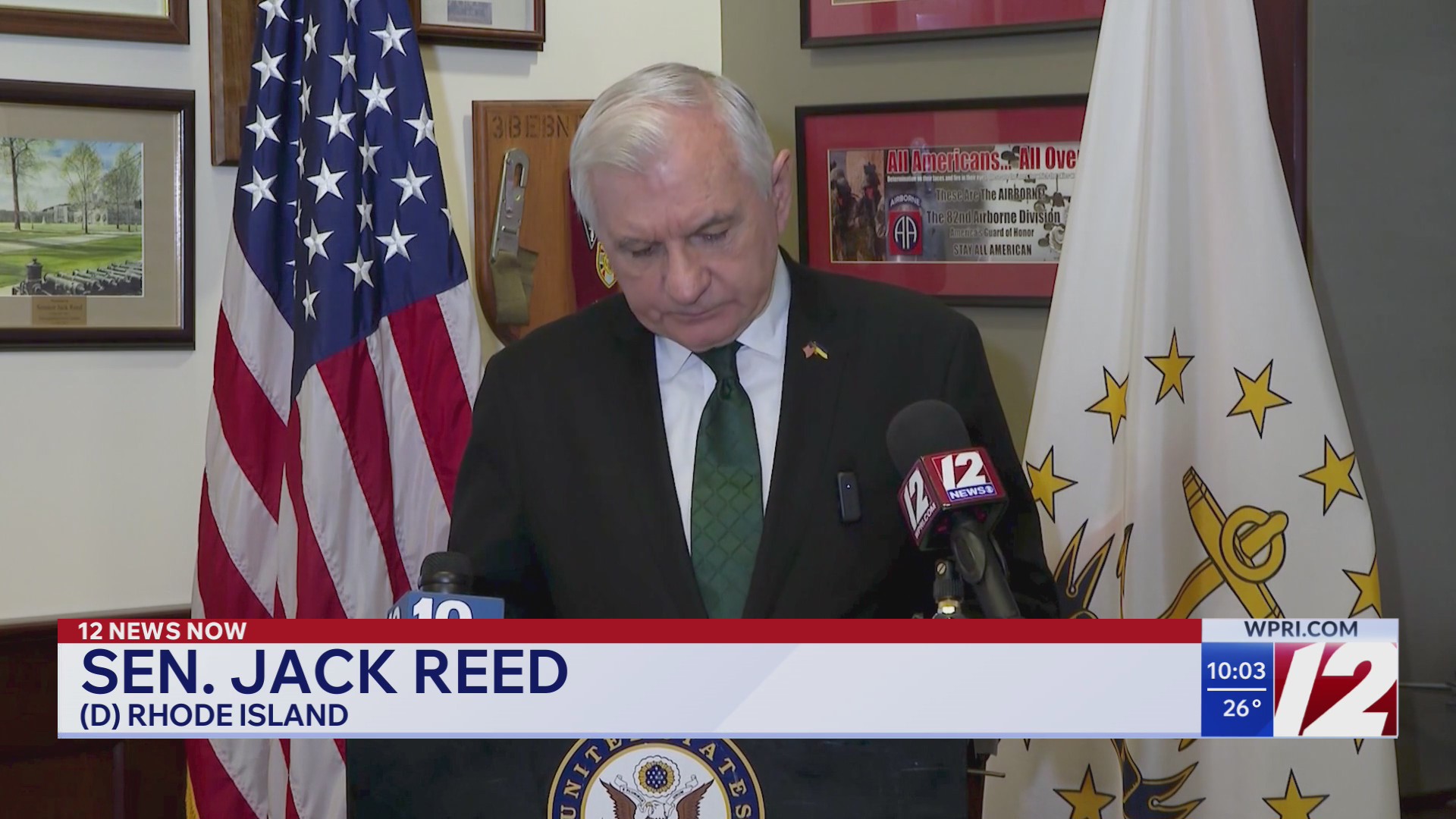 Sen. Reed backs Iran war powers resolution, says Trump is ignoring ...