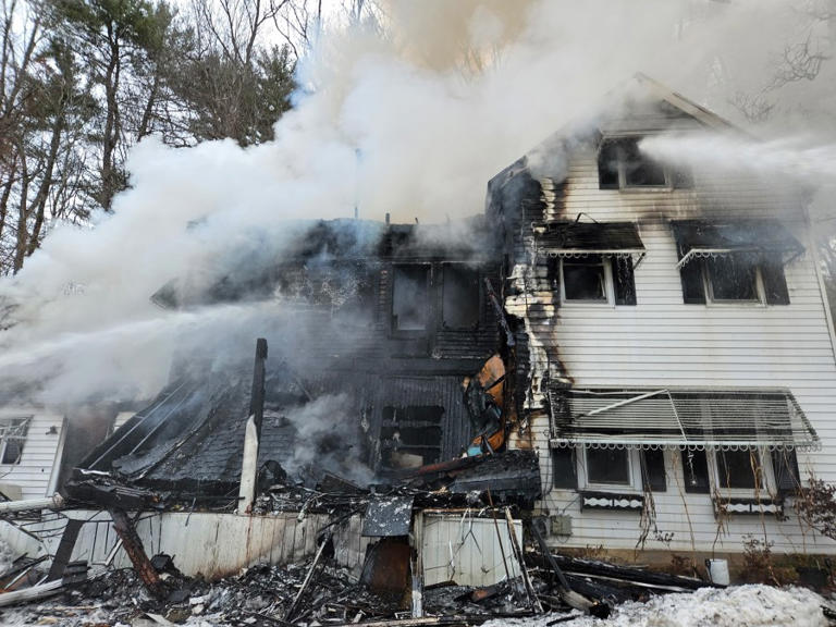 Photos: Home destroyed by fire in Stafford