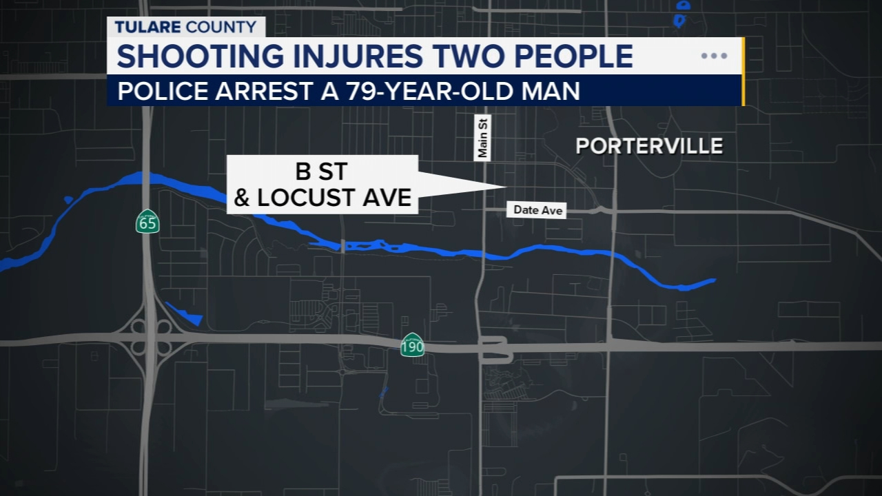 79-year-old arrested for shooting 2 people at a home in Porterville ...