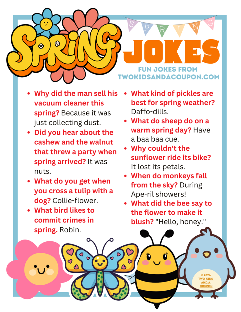 26 spring jokes for the new season