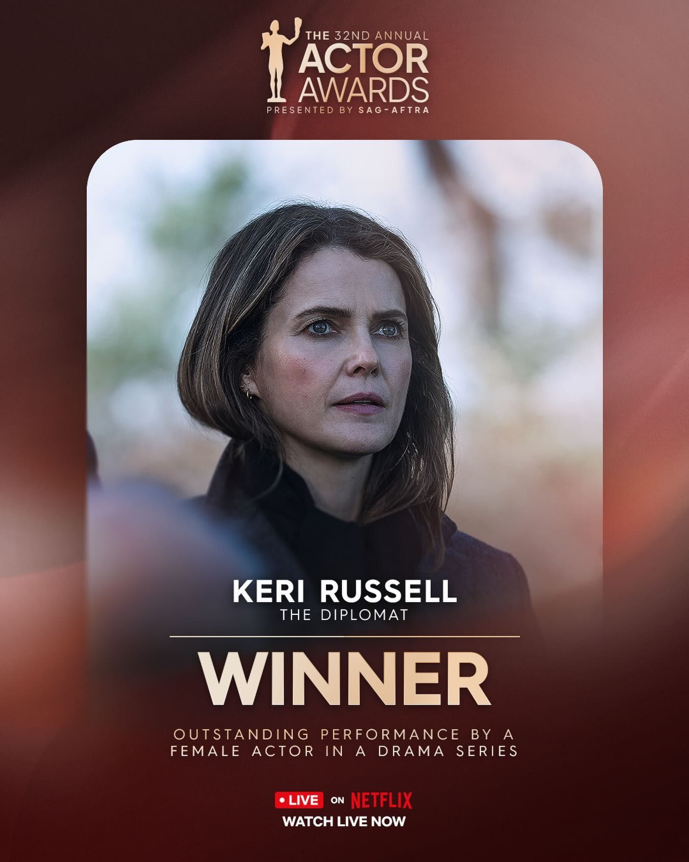 All the winners from the 32nd annual Actor Awards