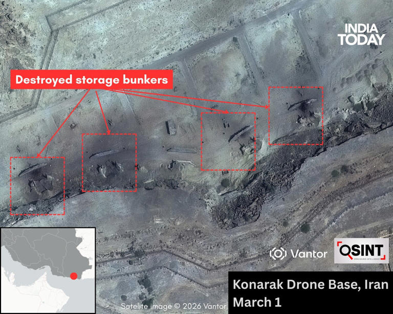 Satellite images show damage across Iranian military sites after US ...