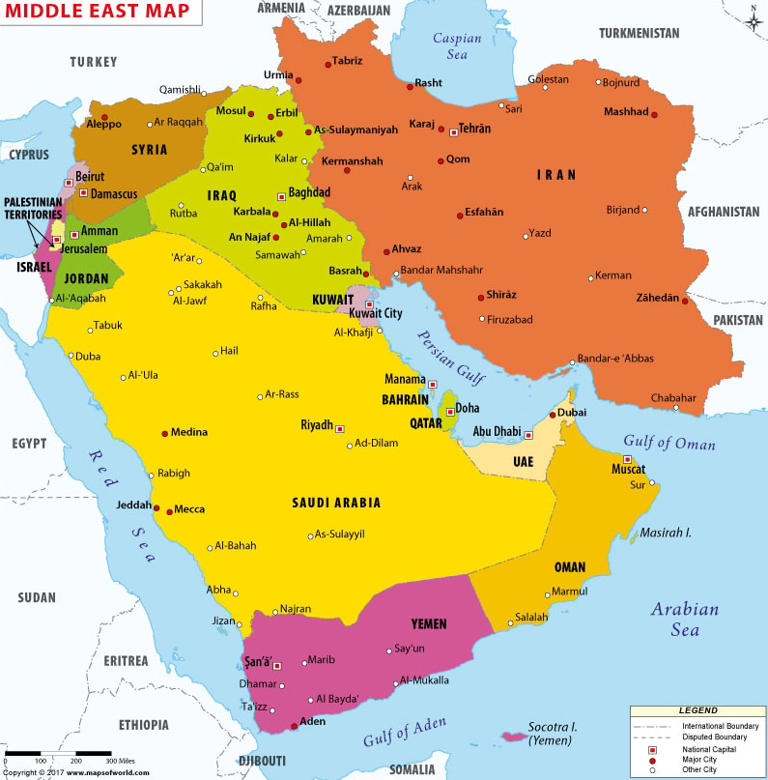 Why is it called the Middle East? Middle of what, and east of where?
