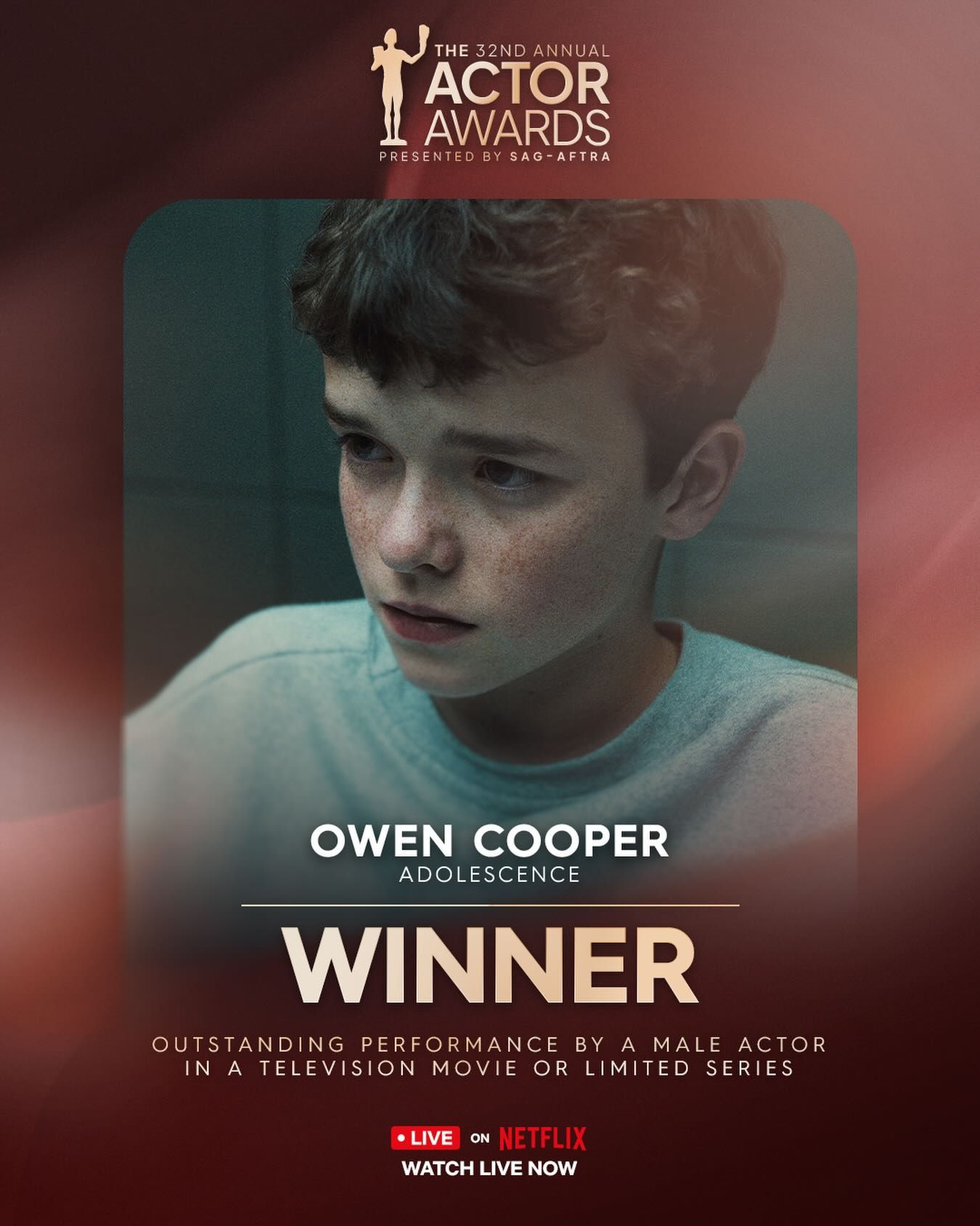 All the winners from the 32nd annual Actor Awards