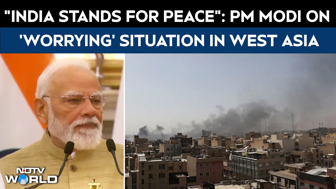 India stands for peace: PM Modi on 'worrying' situation in West Asia