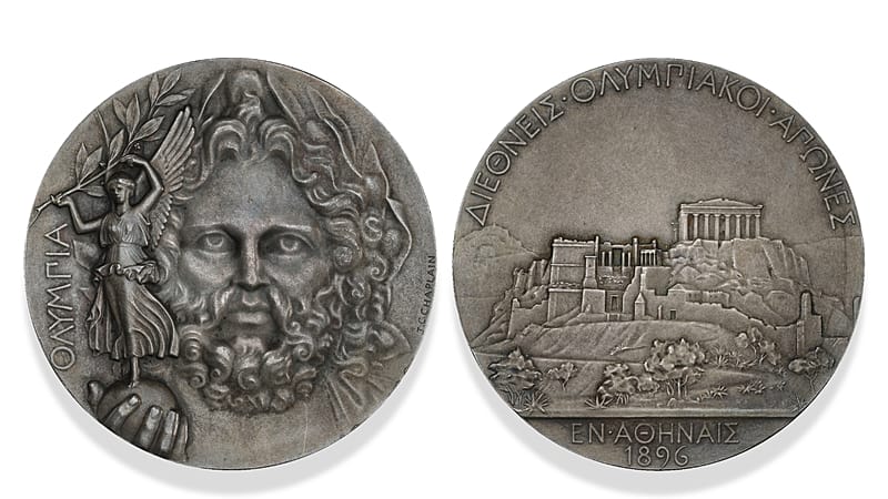A rare crown jewel: World's first modern Olympic medal fetches €120,000 ...