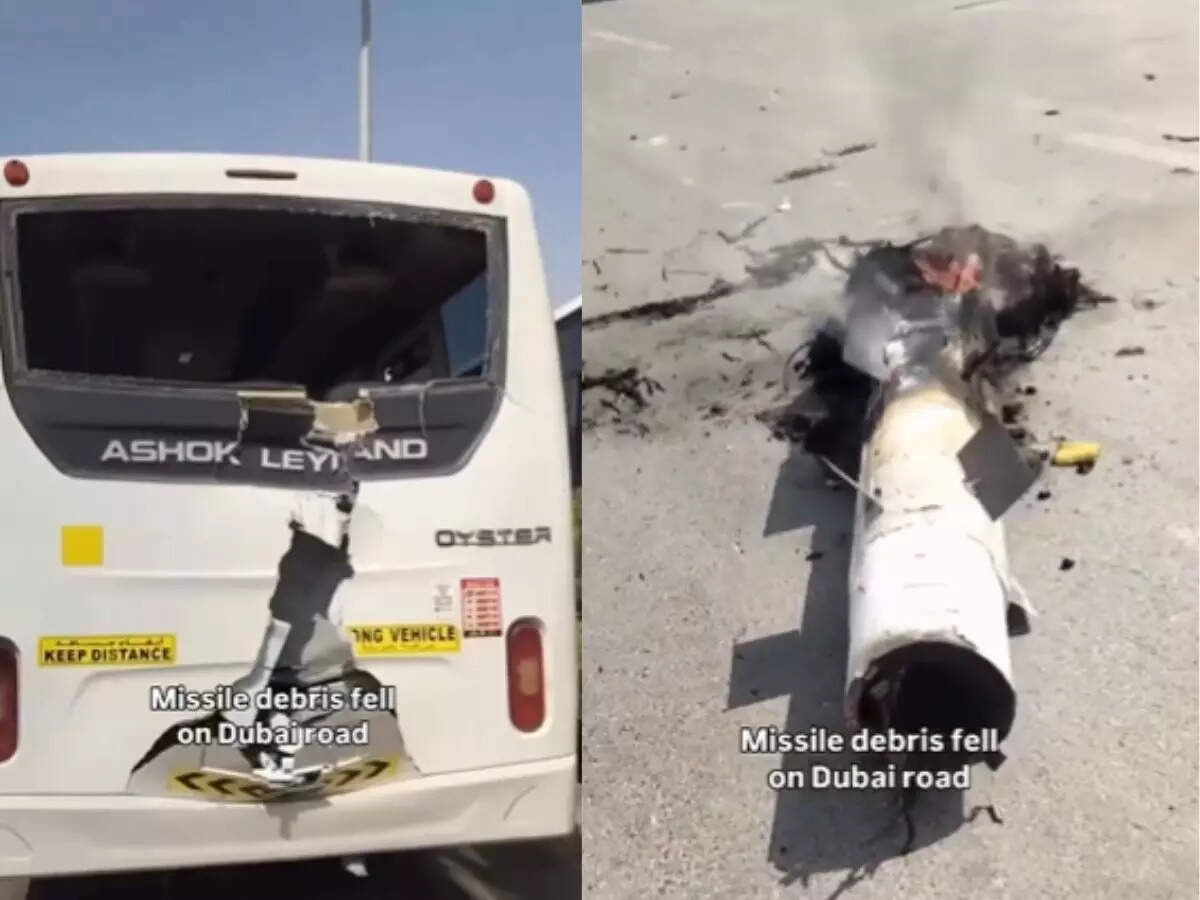 Watch Ashok Leyland bus in Dubai withstands missile hit: Netizens say ...