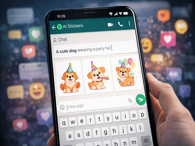 Create custom AI stickers on WhatsApp using text: Step-by-step guide ...