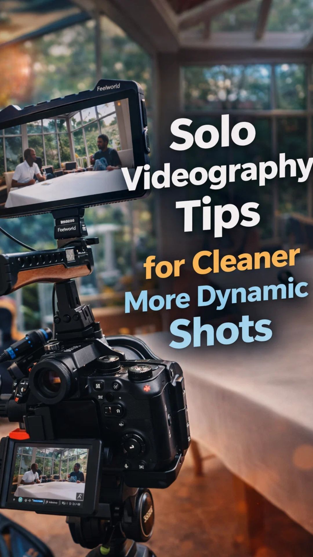 Solo videography tips for cleaner more dynamic shots