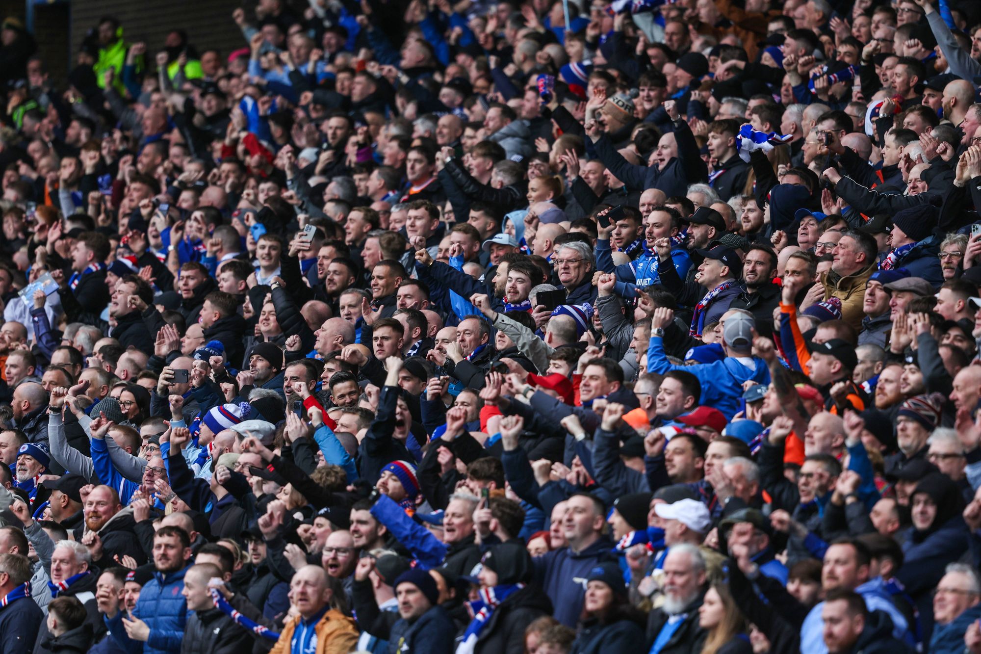 25 brilliant fan photos from Rangers v Celtic as 50,129 watch ...