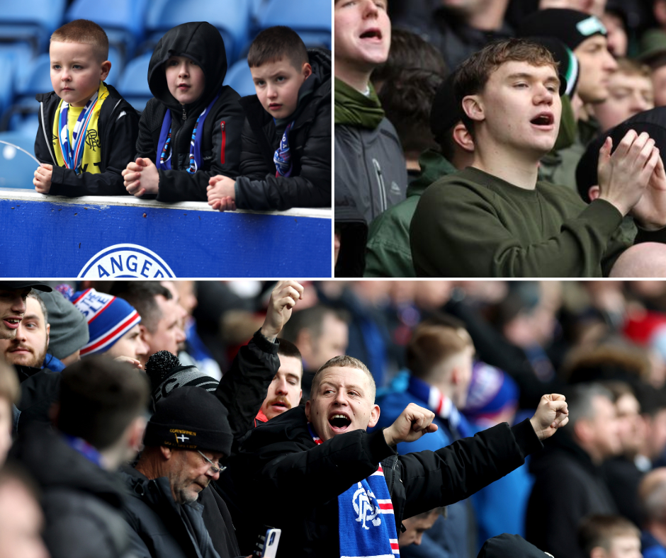 25 brilliant fan photos from Rangers v Celtic as 50,129 watch ...