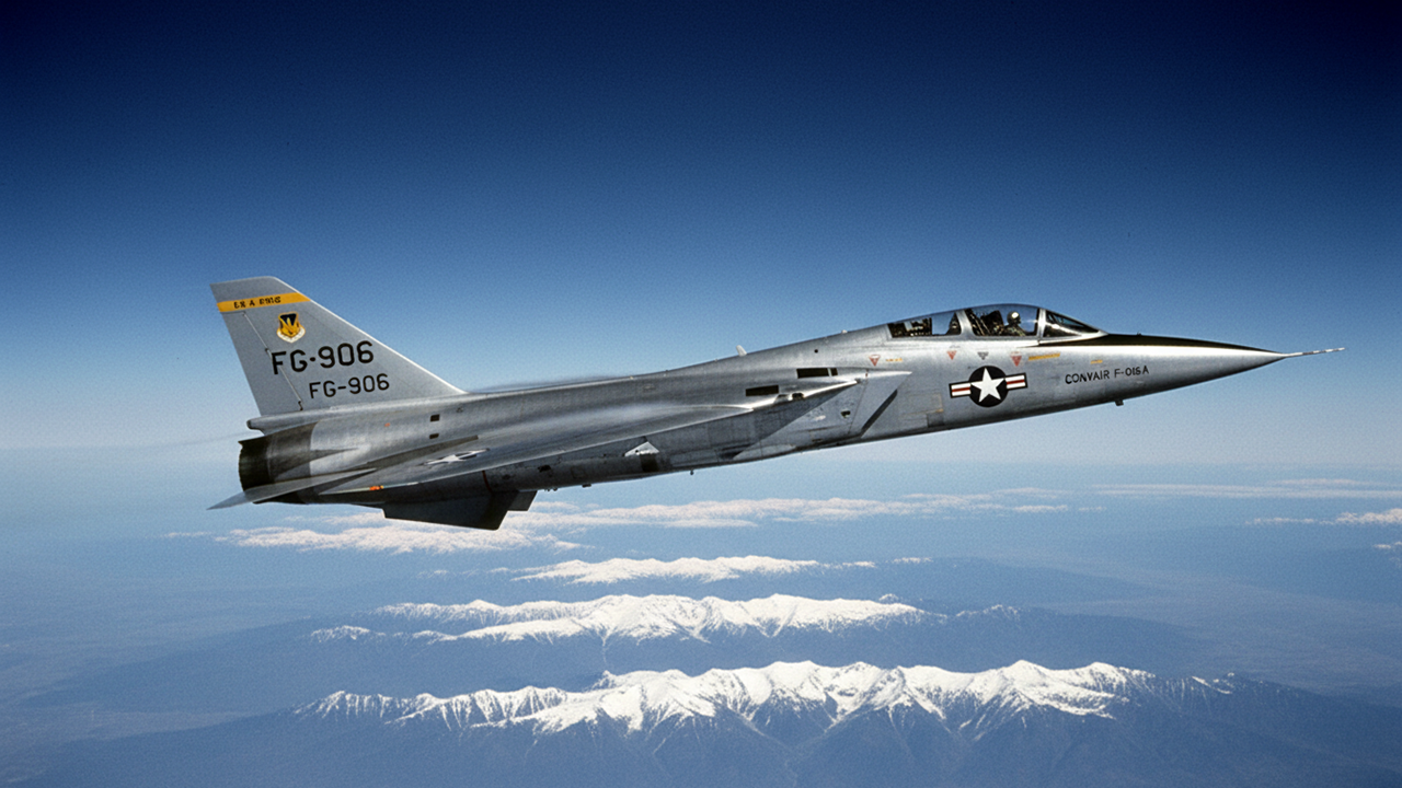 The cold war jet that landed itself