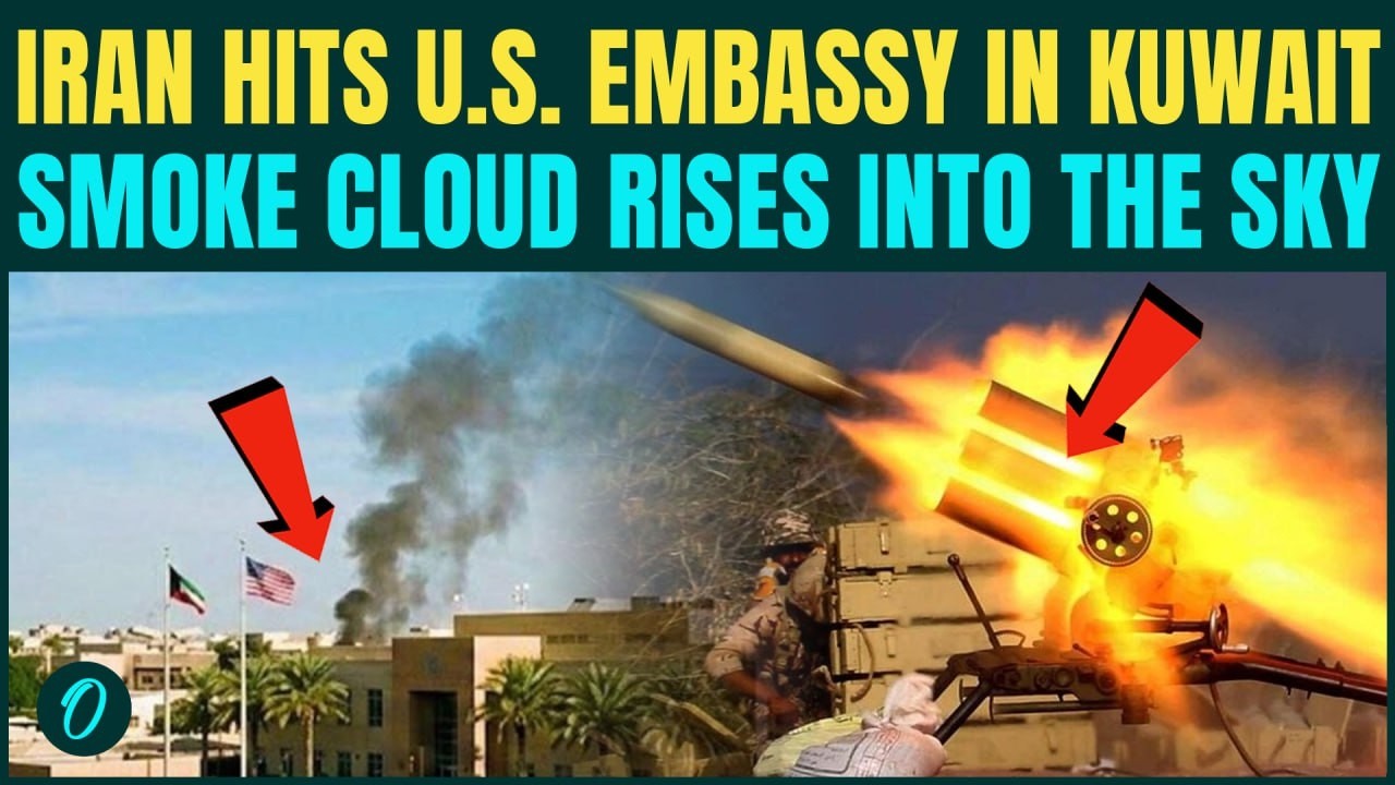 Iran hits US embassy in Kuwait | Videos show explosions as 3 soldiers ...