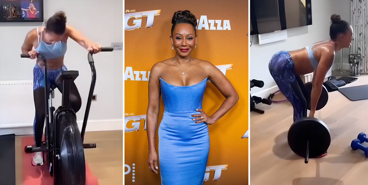 At 50, this is Mel B's go-to strength and cardio workout for full-body ...