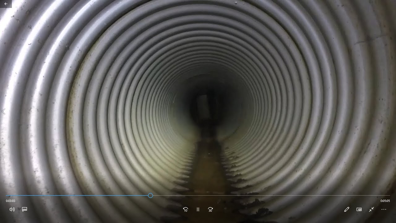 Cameras rolled as they entered the swirling metal tunnel