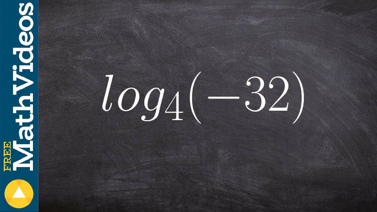 When is a logarithm undefined? log4 (-32)
