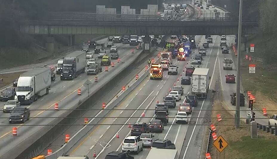 Some lanes reopen on I-285 after tractor-trailer crash in Atlanta