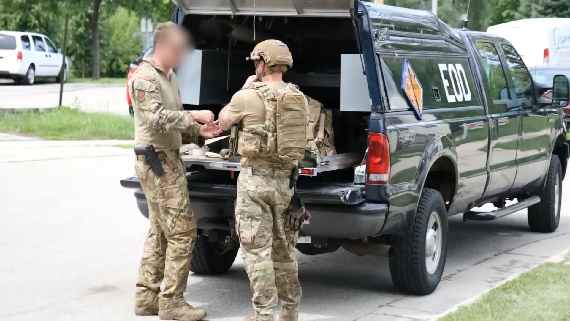 You need to leave the area - then the military stepped in