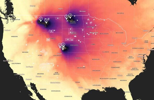 Horror map shows US areas at highest risk of nuclear fallout amid WW3 fears