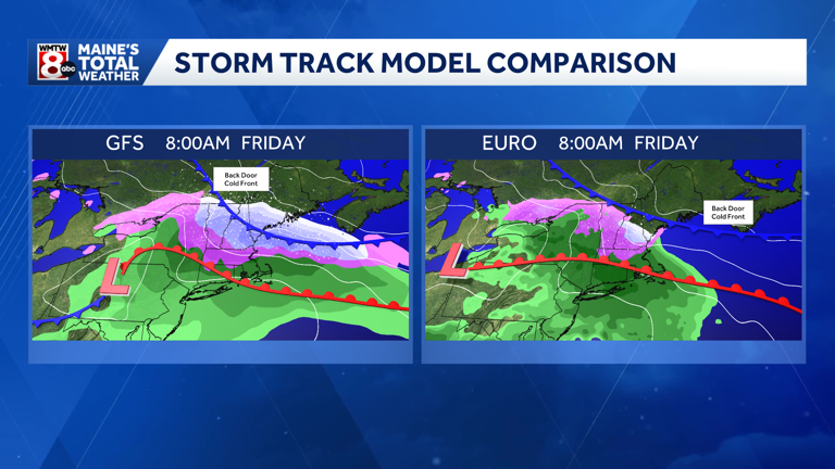 Snow on the way to Maine Tuesday evening