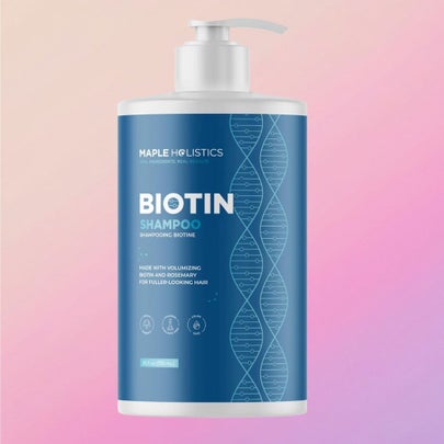 A biotin-infused shampoo