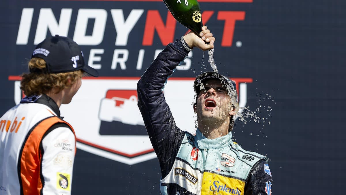Hometown driver continues his quick ascent up the IndyCar circuit