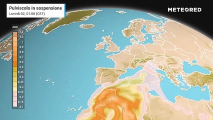 Meteo, in arrivo un'enorme nube di sabbia sahariana sull'Italia: ecco ...