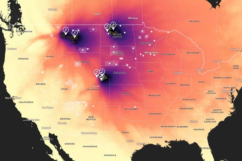 Terrifying map shows parts of US most at risk of radiation exposure in ...