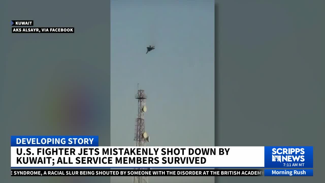 US fighter jets mistakenly shot down by Kuwait air defenses