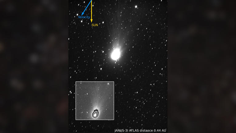 Interstellar comet 3I/ATLAS shines in new image | Space photo of the ...