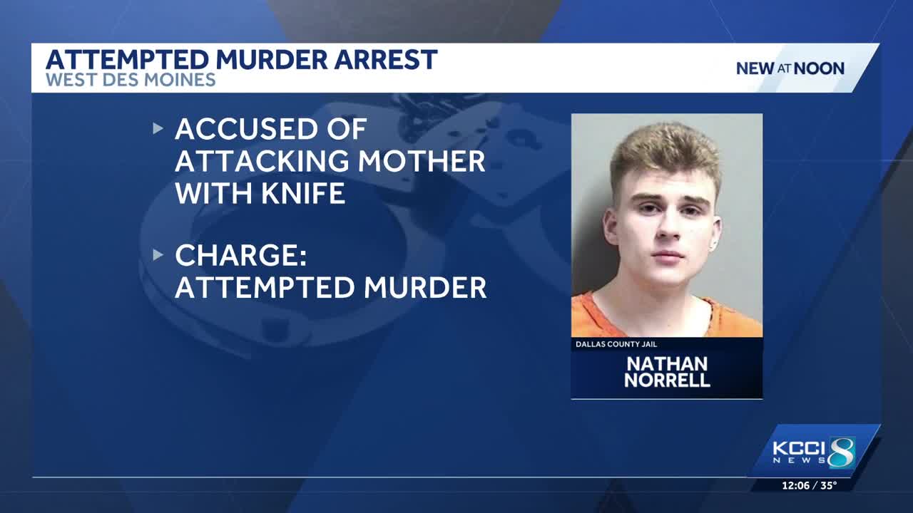 West Des Moines man faces attempted murder charge after knife attack ...