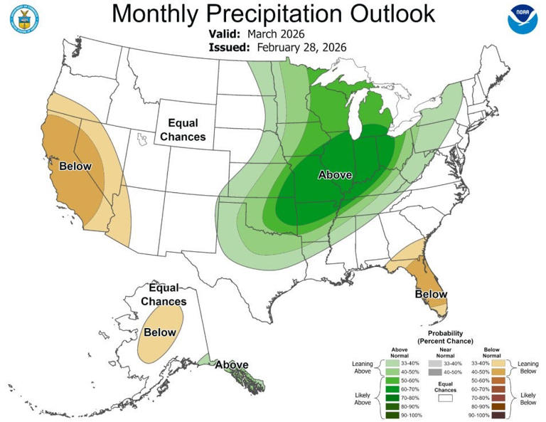 Is March going to be warm? See the national weather outlook